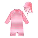 weVSwe Baby UPF 50+ Rash Guard &amp; Adjustable Sun Hat 0-3 Years