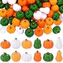 Weysat 240 Pcs Mini Resin Pumpkins for Crafts Fall Halloween Home Decor