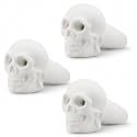 Weysat 3 Pcs Pottery Kiln Peephole Plug, 3-1/2" Tapered Cone, Skull