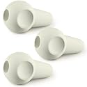 Weysat 3 Pcs Pottery Kiln Peephole Plug, 3-1/2" Tapered Cone, Round