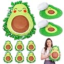 Weysat 6 Sets Avocado Tied Pillow Craft Kit, Avocado Shaped Pillows