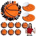 Weysat 6 Sets Basketball Tied Pillow Craft Kit No Sew Basketball Pillows