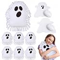 Weysat 6 Sets Halloween Ghost Tied Pillow Craft Kit, No Sew Pillows