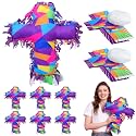 Weysat 6 Sets Religious Cross Tied Pillow Craft Kit 2026 VBS Crafts Christian DIY Pillow Gifts with PP Cotton Sunday School Decor VBS Favors Giveaways