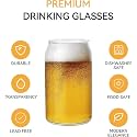 WEZOSHINET Glass with Straw Smoothie Coffee Beer