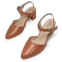 WFS 2.5 Inch Block Heel Bellies Pump