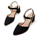 WFS 2.5 Inch Block Heel Bellies Pump