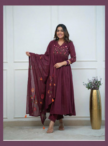 WGC Women Kurti Pant Dupatta Set