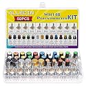 WH148 Potentiometer Kit 1K 2K 5K 10K 20K 50K 100K 250K 500K 1MK Ohm 15mm Shaft Single-Joint Linear Potentiometers 3Pins Set Variable Resistors with Plum Knob Cap and Aluminum Alloy Knobs