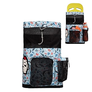 whackk aqua arctic swimming bag  unisex drawstring swim backpack with wet pocket amp dry compartment  beach gym amp pool bag with goggles pocket