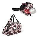 WHACKK Steezy 33L Printed Skating Bag Red | Water-Resistant Skate Backpack & Shoulder Bag with Helmet Pocket | Padded Roller Skate Bag for Kids & Adults
