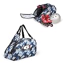 WHACKK Steezy 33L Printed Skating Bag Blue | Water-Resistant Skate Backpack & Shoulder Bag with Helmet Pocket | Padded Roller Skate Bag for Kids & Adults