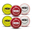 WHACKK I10 T-20 Wind Ball 72MM 120GMS Multicolor | Synthetic Practice Cricket Balls | Swing Balls for Match, Training, Indoor, Outdoor &amp; Street Cricket (Premium Color Mix, Set of 6)