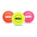 WHACKK Wind Balls |T-20 Synthetic Cricket Ball Match Practice Training | Practice Cricket Ball | Swing Ball | Indoor &amp; Outdoor Street &amp; Beach Cricket (Seasional Color Mix, Set of 3)