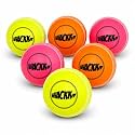 WHACKK Wind Balls |T-20 Synthetic Cricket Ball Match Practice Training | Practice Cricket Ball | Swing Ball | Indoor &amp; Outdoor Street &amp; Beach Cricket (Seasional Color Mix, Set of 6)