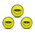 WHACKK I10 T-20 Wind Ball 72MM 120GMS Multicolor | Synthetic Practice Cricket Balls | Swing Balls for Match, Training, Indoor, Outdoor & Street Cricket (Yellow, Set of 3)