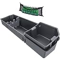 WHALEMOTOR Underseat Storage Compatible with Ford F150(2015-2026)&Super Duty(2017-2026) SuperCrew/Crew Cab, Upgraded Rear Under Seat Organizer Cargo Box for F-150 F250 F350 F450 F550