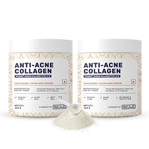 what39s up wellness anti-acne collagencertified marine titagen collagen with mangosteen amp biotinreduces adult acnefor men amp womenunflavouredpack of 2powder2 count25 servings