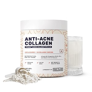 what39s up wellness anti-acne collagencertified marine titagen collagen with mangosteen amp biotinreduces adult acnefor men amp womenunflavoured powder 1 count 25 servings