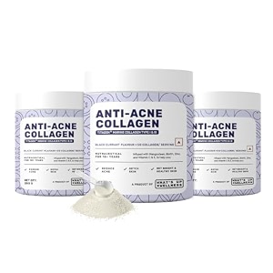 what39s up wellness anti-acne collagencertified marine titagen collagen with mangosteen amp biotinreduces adult acnefor men amp womenblack currantpack of 3 powder 3 count 25 servings