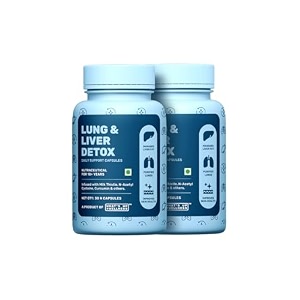 what39s up wellness lung amp liver detox supplement capsules with n-acetyl cysteine and milk thistle for fatty liver 60 capsules