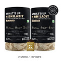 What's Up Wellness Shilajit Resin Gummies with 24K Gold Dust | Improve Stamina & Immunity Pack of 2