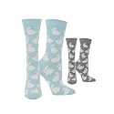 WHD Fluffy Bunny Crew Socks for Women &amp; Men | Gift for Rabbit Lovers, Cute Animal Socks