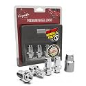Wheel Accessories Parts 4 Locks + Key M12x1.5 12x1.5 Thread OEM Style Wheel Locks 1.9" Long Chrome Dual Hex Key 13/16" &amp; 3/4" Hex Hex Fits Toyota Tacoma | 4Runner | FJ Cruiser |