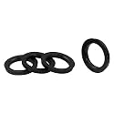 Wheel Accessories Parts Set of 4 Hub Centric Ring 78mm OD to 72.56mm Hub ID, Black Polycarbonate (Wheel Hub Ring, 4 Pack, 78 mm OD to 72.56 mm ID Wheel Centerbore, Black Polycarbonate)