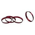 Wheel Accessories Parts Set of 4 Hub Centric Ring 72.56mm OD to 56.1mm Hub ID, Metal (Wheel Hub Ring, 4 Pack, 72.56 mm OD to 56.10 mm ID Wheel Centerbore, Metal)