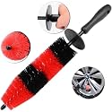 Wheel Rim Brush, Soft Bristle Long Master Car Wheel Tire Detailing Car Washing Brush for Wheels Rims Exhaust Tips Vehicle Engine Motorcycles,No Scratches