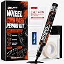Wheel Scratch Repair Kit, Matte Black Rim Paint Pen-Curb Rash