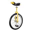 Wheel Unicycle For Adults - Uni Cycle For Balance Exercise &amp; Fun Bike - Adjustable Seat - Supports Up To 150Kg/330 Lbs - Perfect Fitness Scooter For Circus Enthusiasts