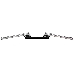 3 piece universal handle bar for all bikes chrome chrome handle bar