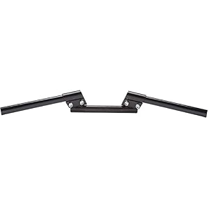 3 piece universal handle bar for all bikes chrome black handle bar