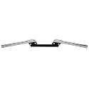 3 Piece Universal Handle Bar for All Bikes (Chrome) (CHROME HANDLE BAR)