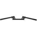 3 Piece Universal Handle Bar for All Bikes (Chrome) (BLACK HANDLE BAR)