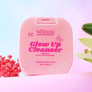whimsy kids organic body wash with vitamin e dermatologist tested  gentle daily wash for teens amp preteens with aloe vera blood orange amp niacinamide  416 years  sulfate amp paraben free  180 ml