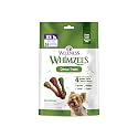 Whimzees Wellness Brushzees Natural Dog Dental Treat, VOHC Accepted Chews, Freshens Breath, Extra-Small Size, 4.2 oz Bag, 16 Count (Pack of 6)