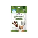 Whimzees Wellness Brushzees Natural Dog Dental Treat, VOHC Accepted Chews, Freshens Breath, Small Size, 4.2 oz Bag, 8 Count (Pack of 6)