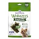 Whimzees Wellness Freshzees Natural Dog Dental Treat, Soft Chews, Freshens Breath, Extra-Small Size, 14.81 oz Bag, 56 Count (Pack of 6)