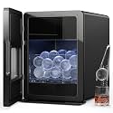 Rellytech Whiskey Clear Ice-Ball Maker - 2" Slow-Melting Sphere Ice Maker, 4 pcs in 30 Mins 144 Pcs/Day, Round Cube Machine with Automatic Freeze Tech, Water Supply Self-Cleaning for Scotch, Bourbon