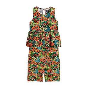 whistle amp hops floral top pants set for girls  color  multicolor