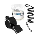 Whistle for Sports Coach with Lanyard, Professional Sports High Sound Whistles, Whistle High Sound, Hyper Whistle for Referee, Coaches, Sports, Life Guard, Self-Defence, Survival (Pack of 1)