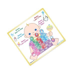 white background baby shower theme bingo housie tambola tickets printed on hard sheet big size tickets 48 cards