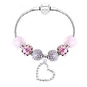 White Birch Fit Pandora Charm Bracelet All Month Birthstone Best Birthday Gifts for Women and Girls DIY Jewelry
