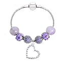 White Birch Fit Pandora Charm Bracelet All Month Birthstone Best Birthday Gifts for Women and Girls DIY Jewelry
