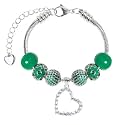 White Birch Fit Pandora Charm Bracelet May Birthstone Birthday Gift 8.3 Inch for Women Jewelry