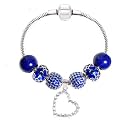 White Birch Fit Pandora Charm Bracelet All Month Birthstone Best Birthday Gifts for Women and Girls DIY Jewelry