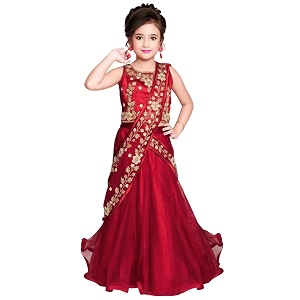 white button girls diamond amp embroidery lehenga choli  premium south indian half saree set